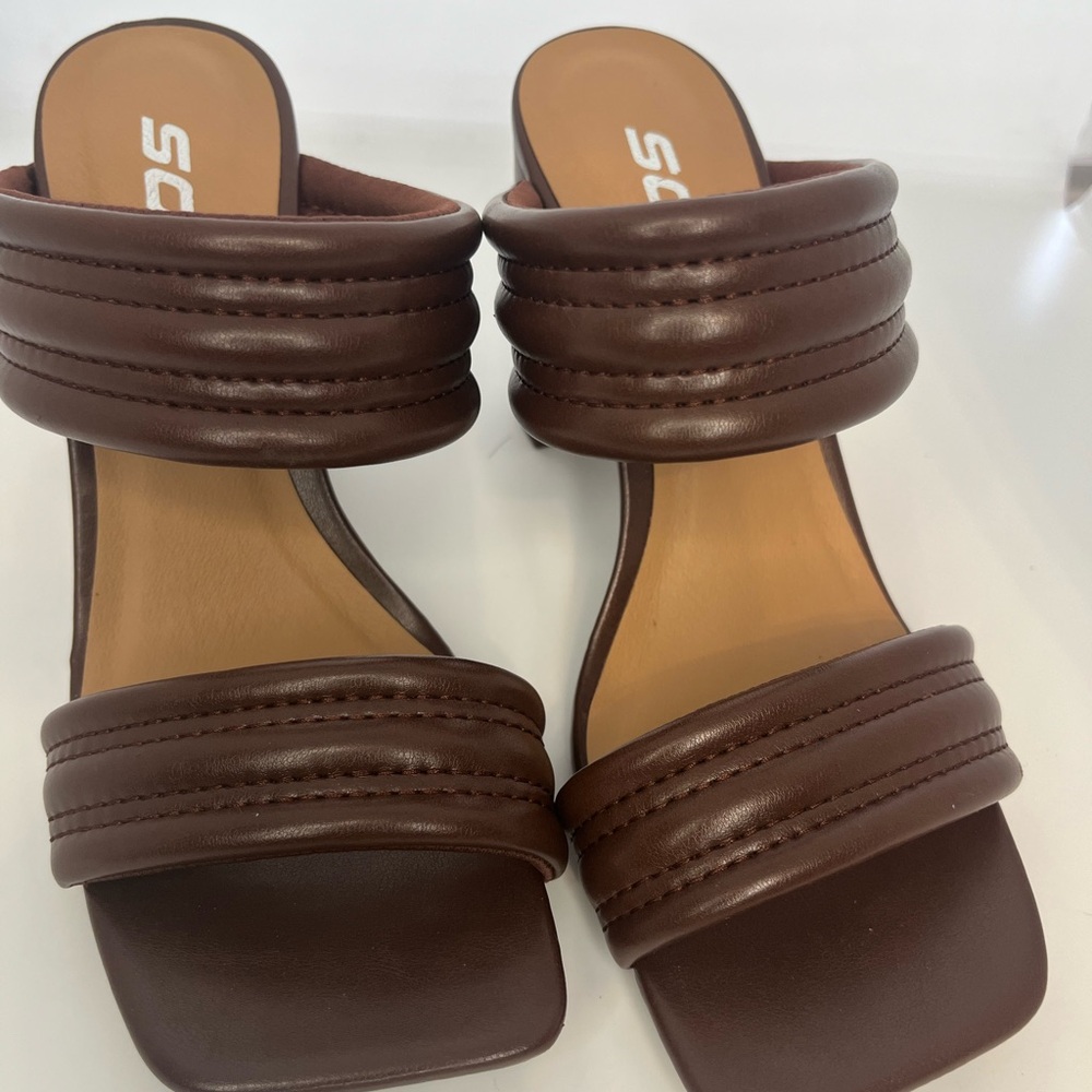 BROWN heels